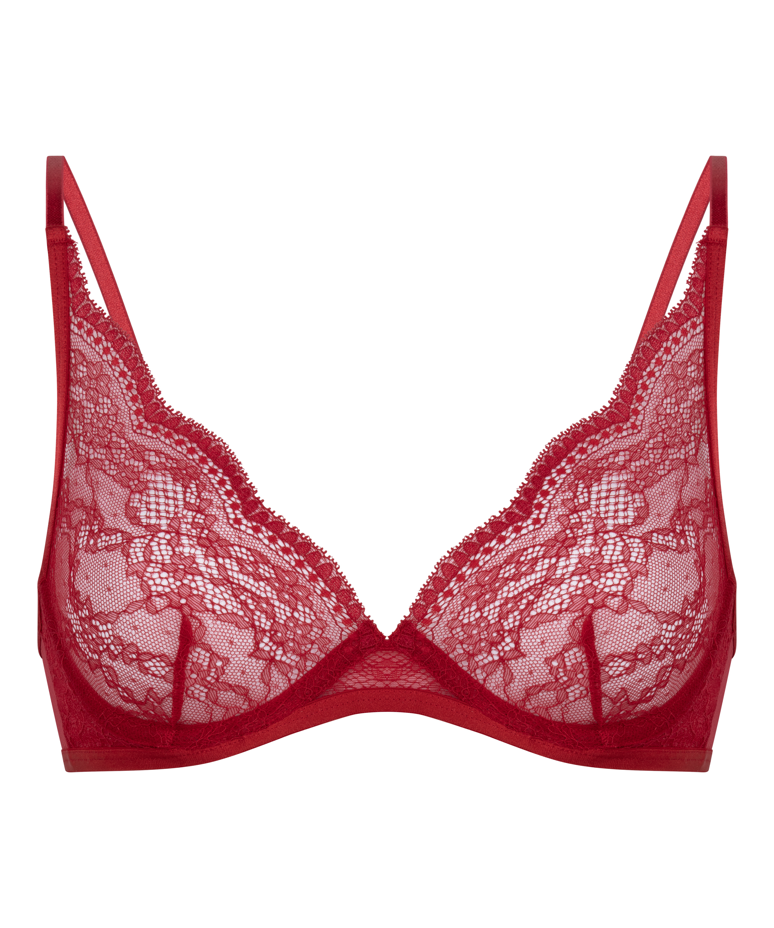 Isabelle Non-Padded Underwired Bra, Red, main