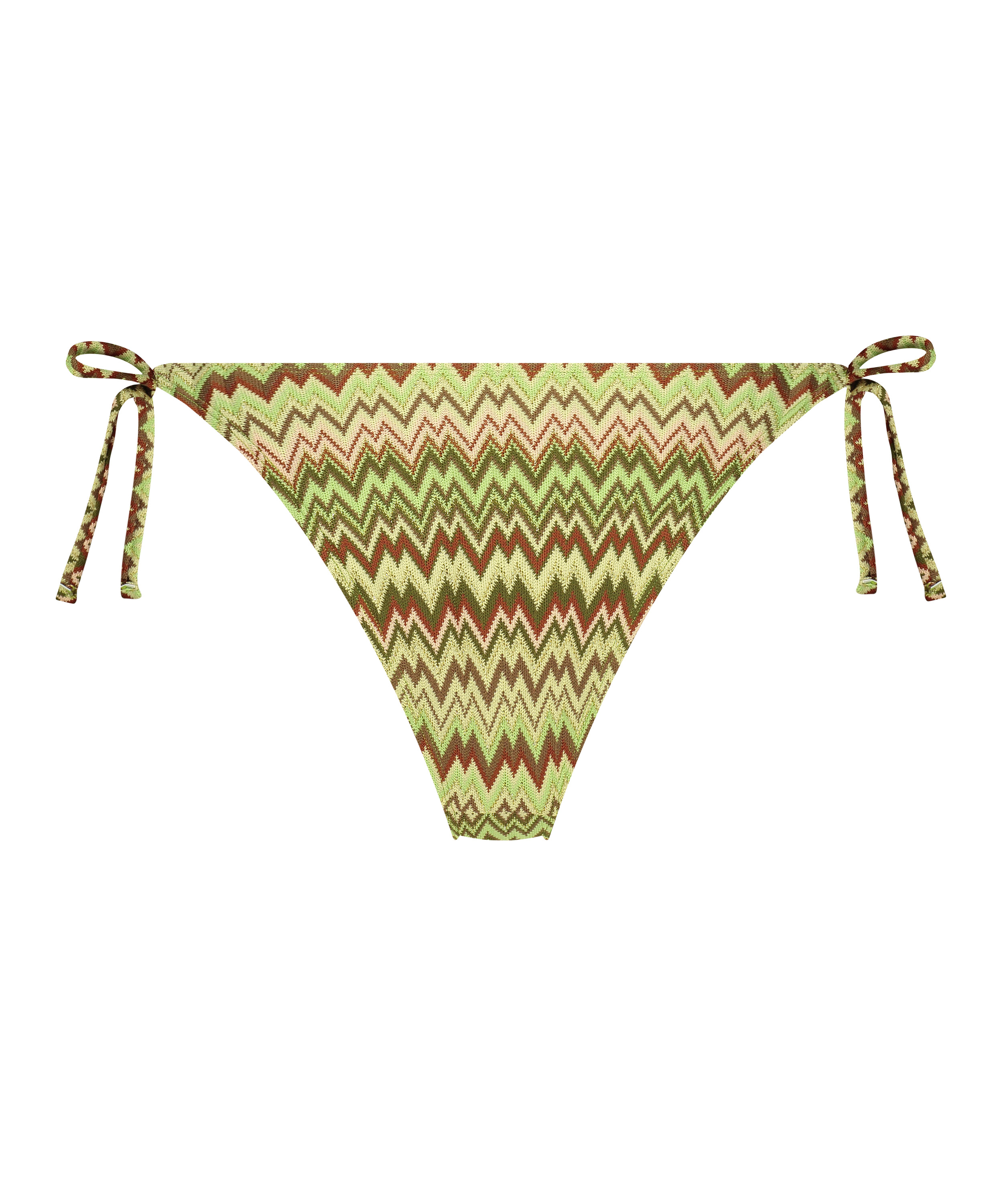 Alcapulco High-Leg Bikini Bottoms, Green, main