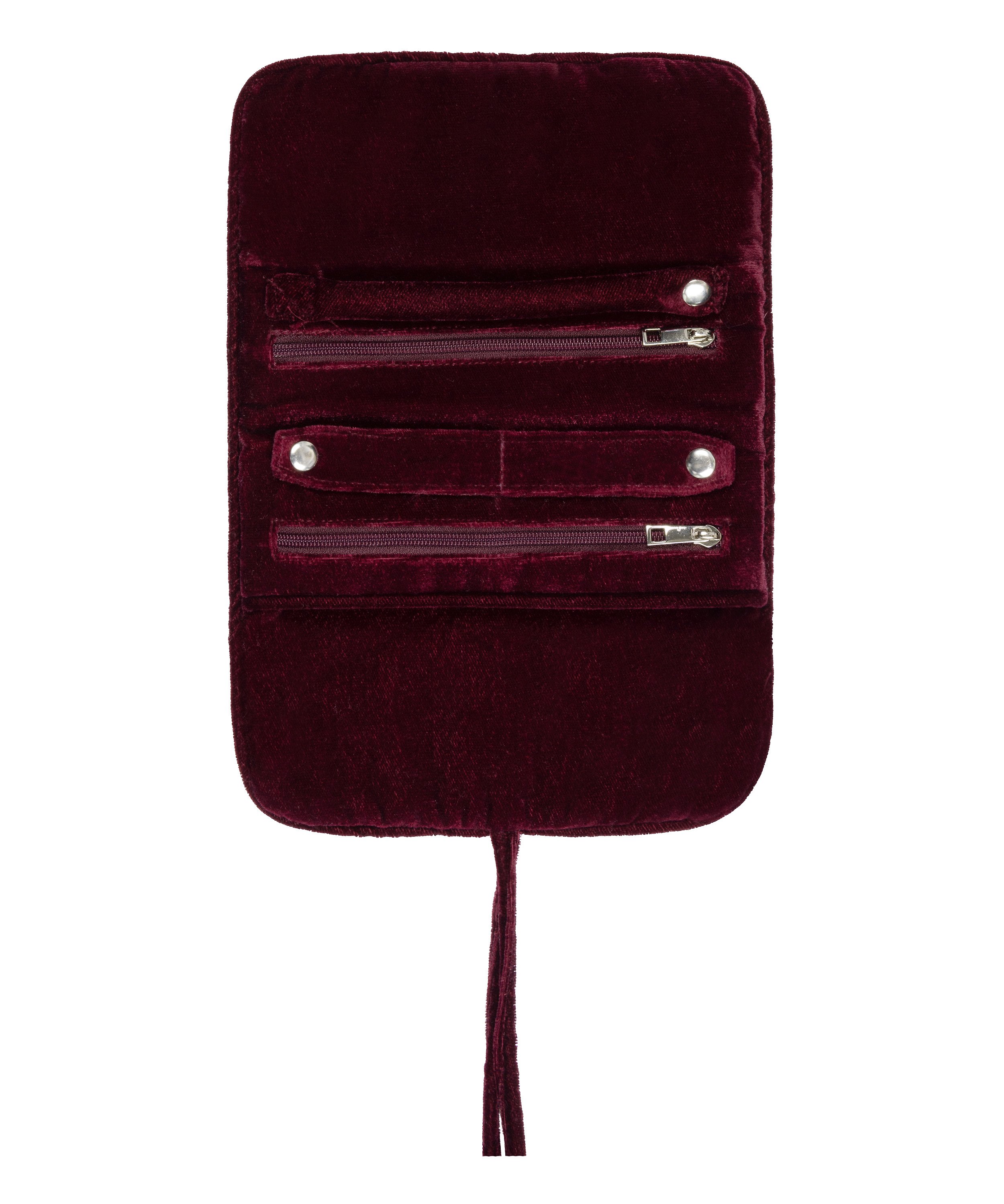 Beaded Jewellery Wrap, Purple, main