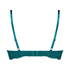 Rose padded push-up bra, Green