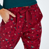 Twill Pyjama Pants, Red