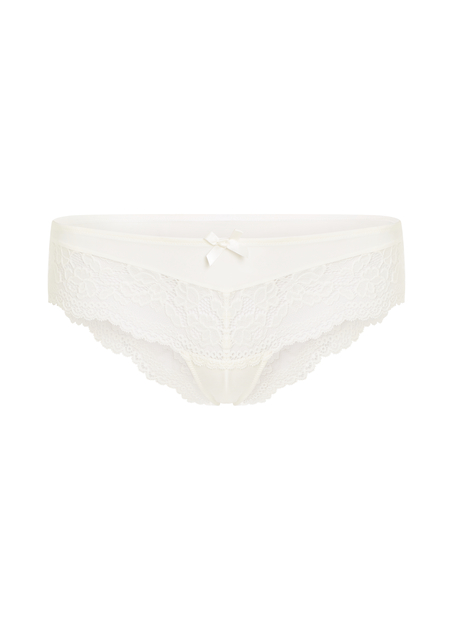 Valencia Brazilian Shorts, White