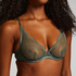 Isabelle Non-Padded Underwired Bra, Green