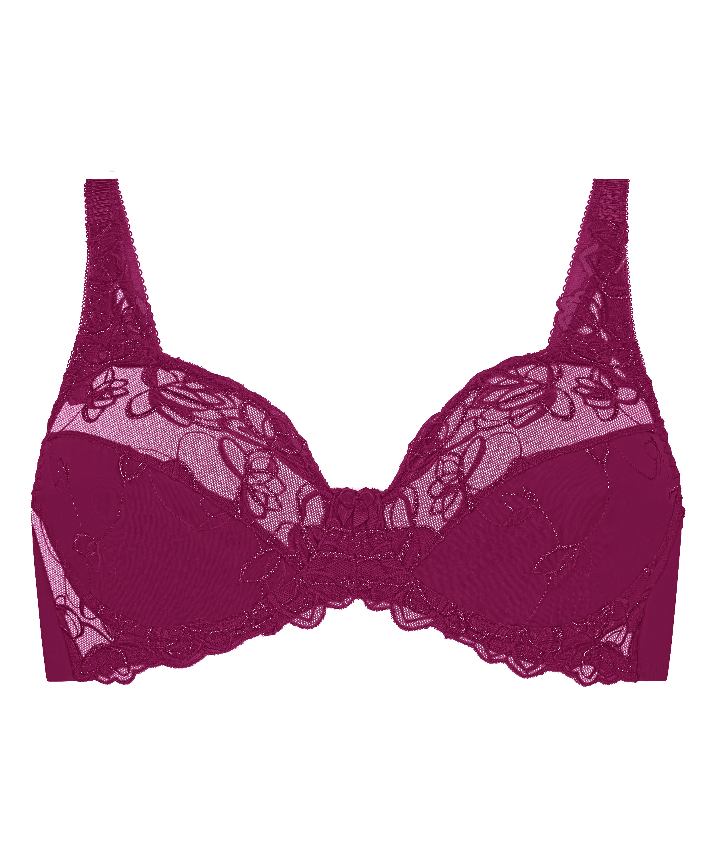 Diva Non-Padded Underwired Bra, Purple, main
