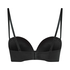 Padded Underwired Strapless Maximizer Bra, Black