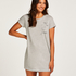 Round Neck Nightshirt, Grey