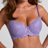 Posie Padded Underwired Bra, Purple