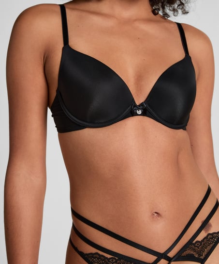 2-Pack Padded Underwired Bra, Black