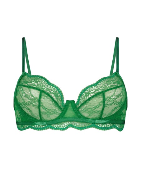 Isabelle Non-Padded Underwired Bra, Green