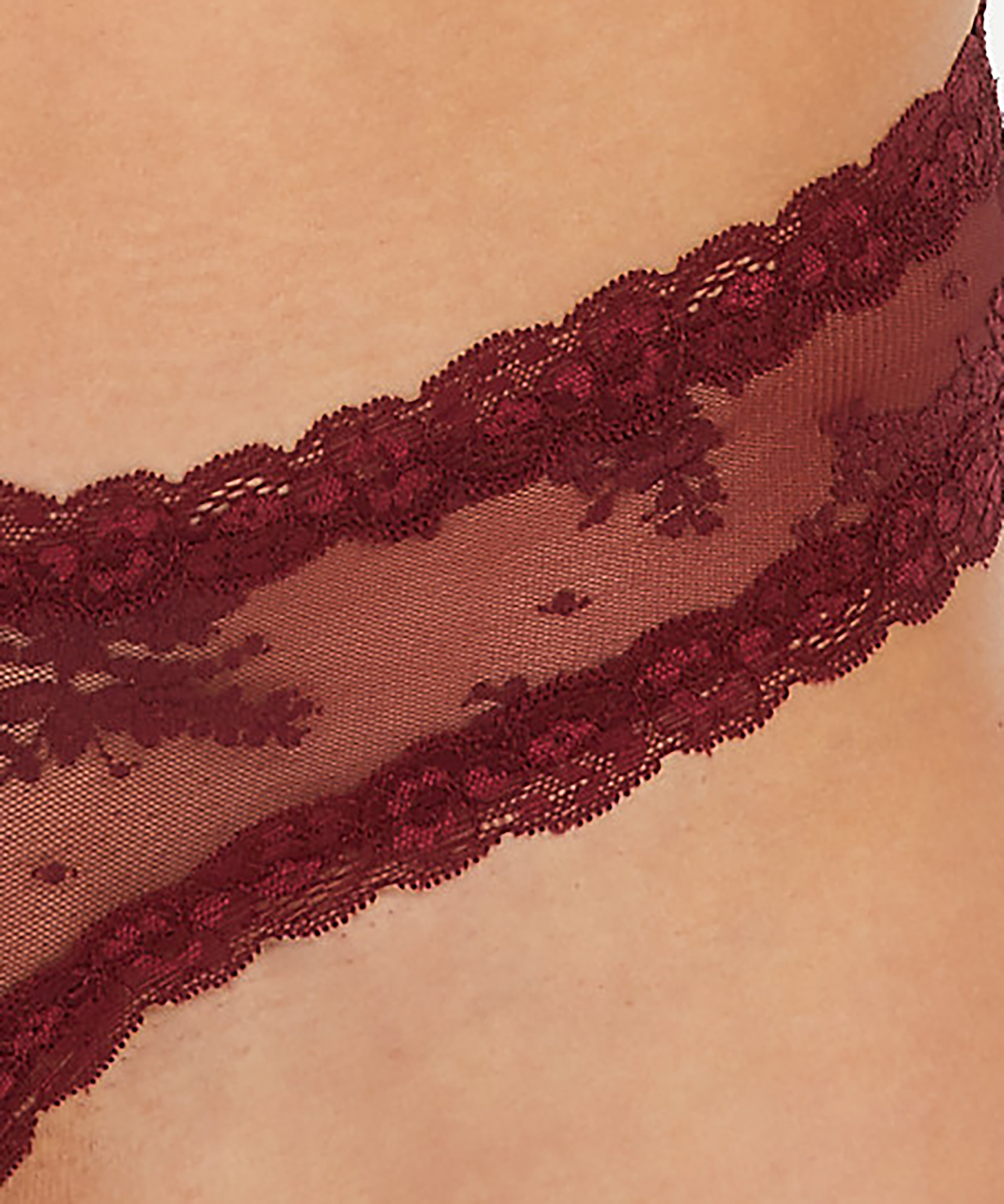 V-shape Mesh Brazilian, Red, main