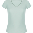 Ribbed Jersey Short-Sleeved Pyjama Top, Green