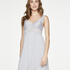 Modal Lace Slip Dress, Grey