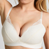 Sophie Padded Non-wired Bra, White
