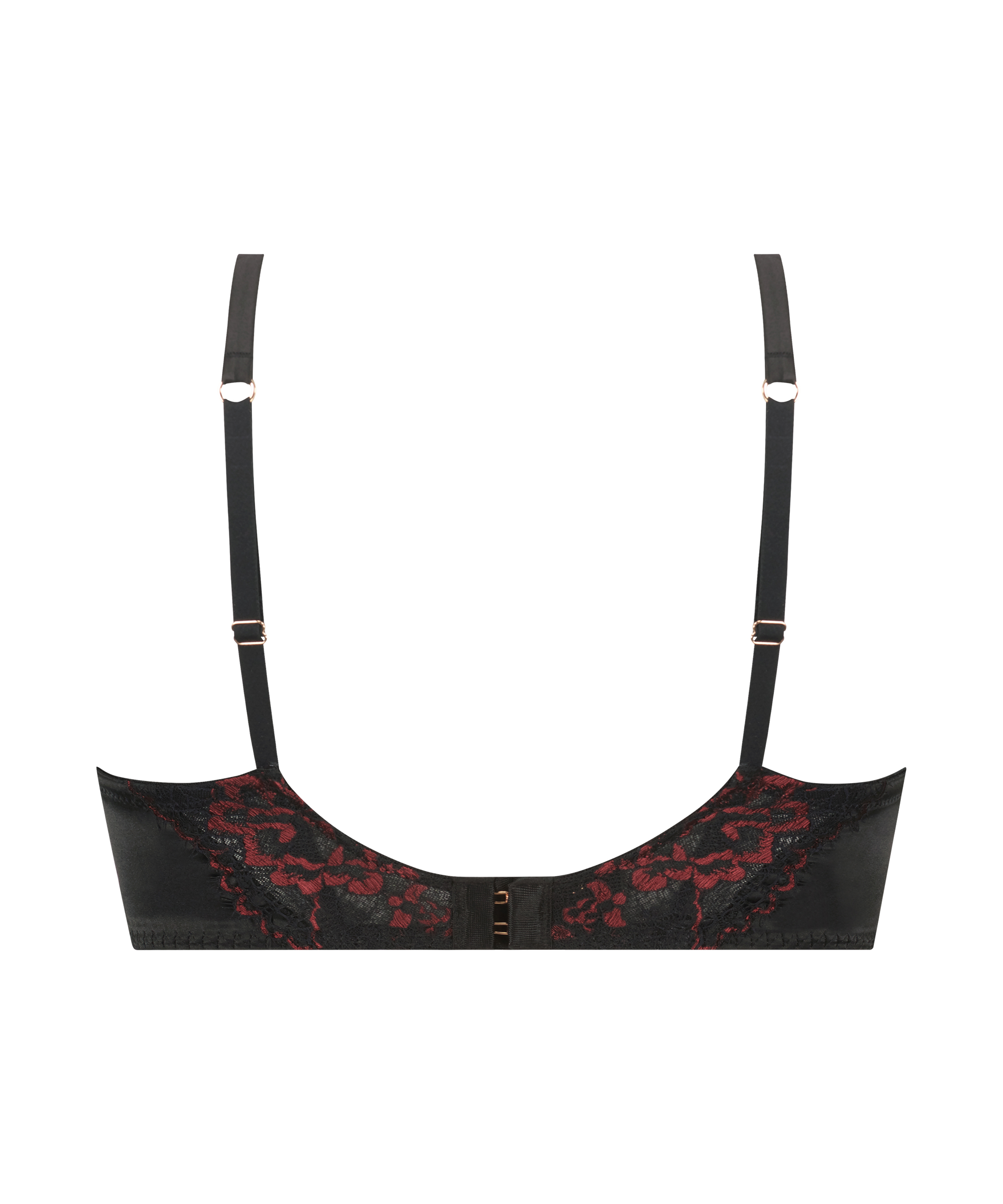 Silke Padded Underwired Bra, Black, main