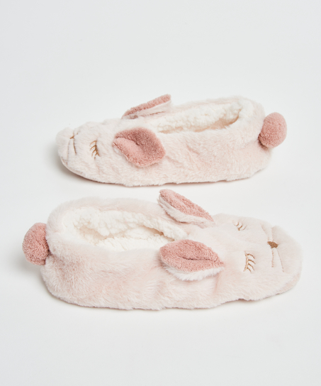 Ballerina slippers, Beige