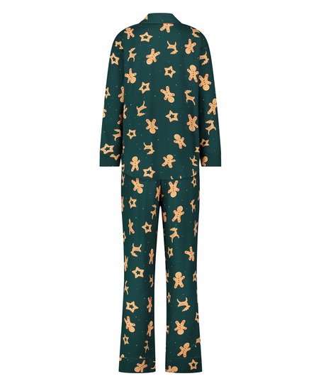 Gingerbread Pyjama Set, Green