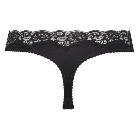 Marion thong, Black
