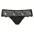 Lace Thong Boxers, Black