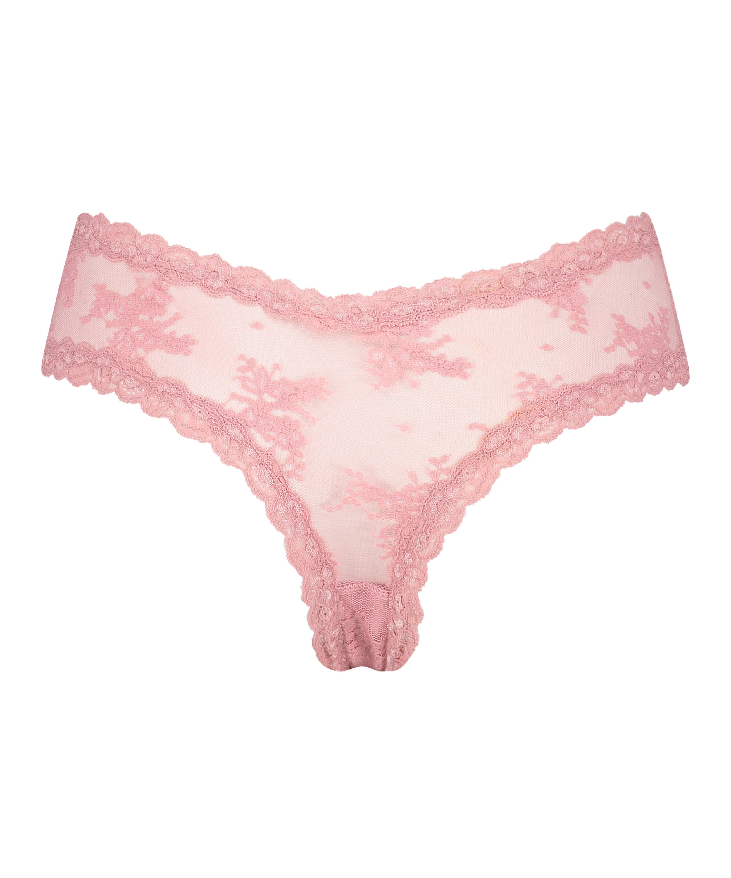 V-shape Mesh Brazilian, Pink, main