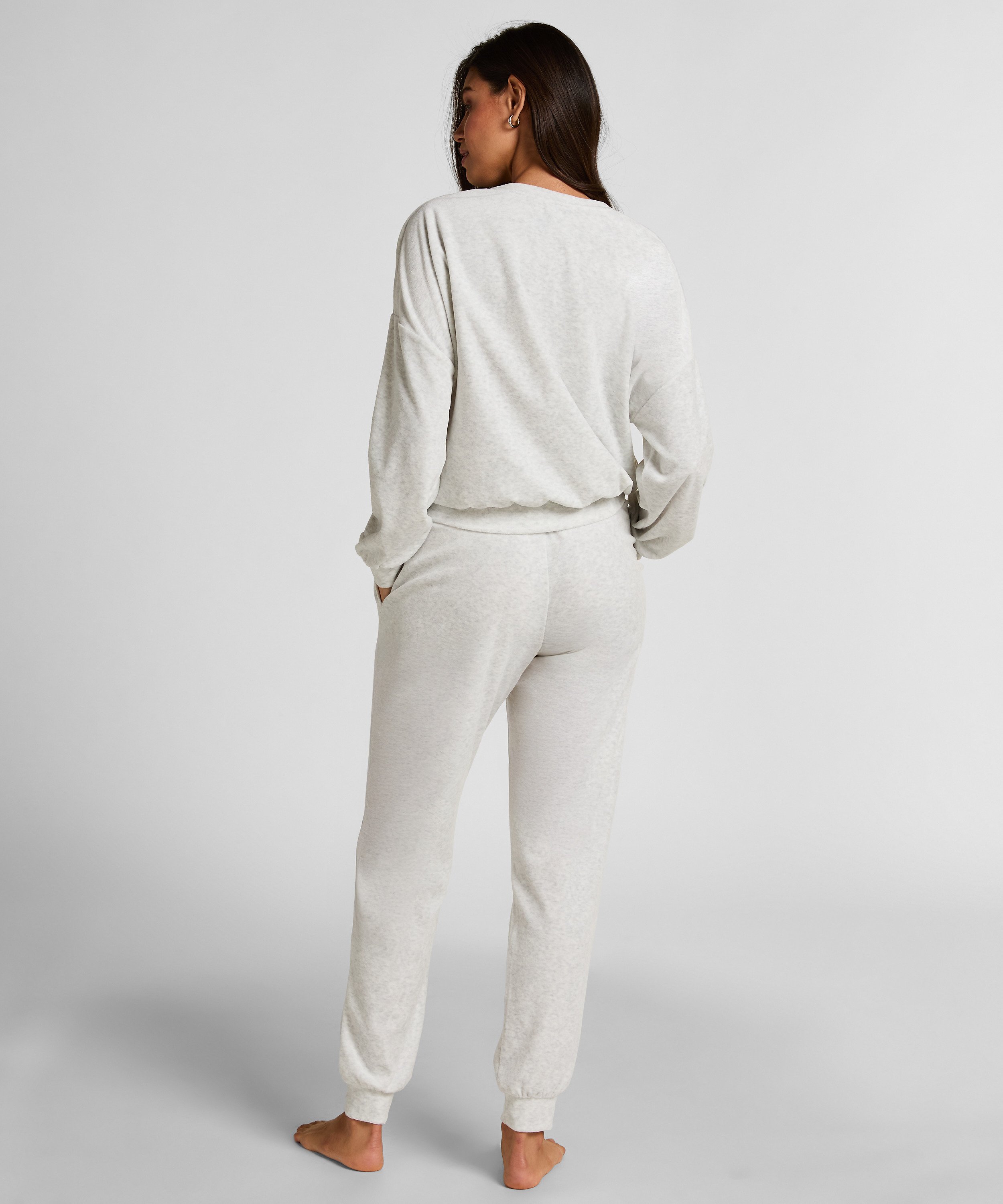 Velours Top, Grey, main