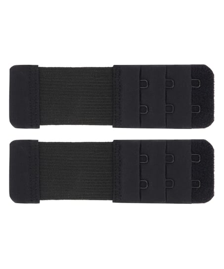 2-Pack Bra Extenders, Black