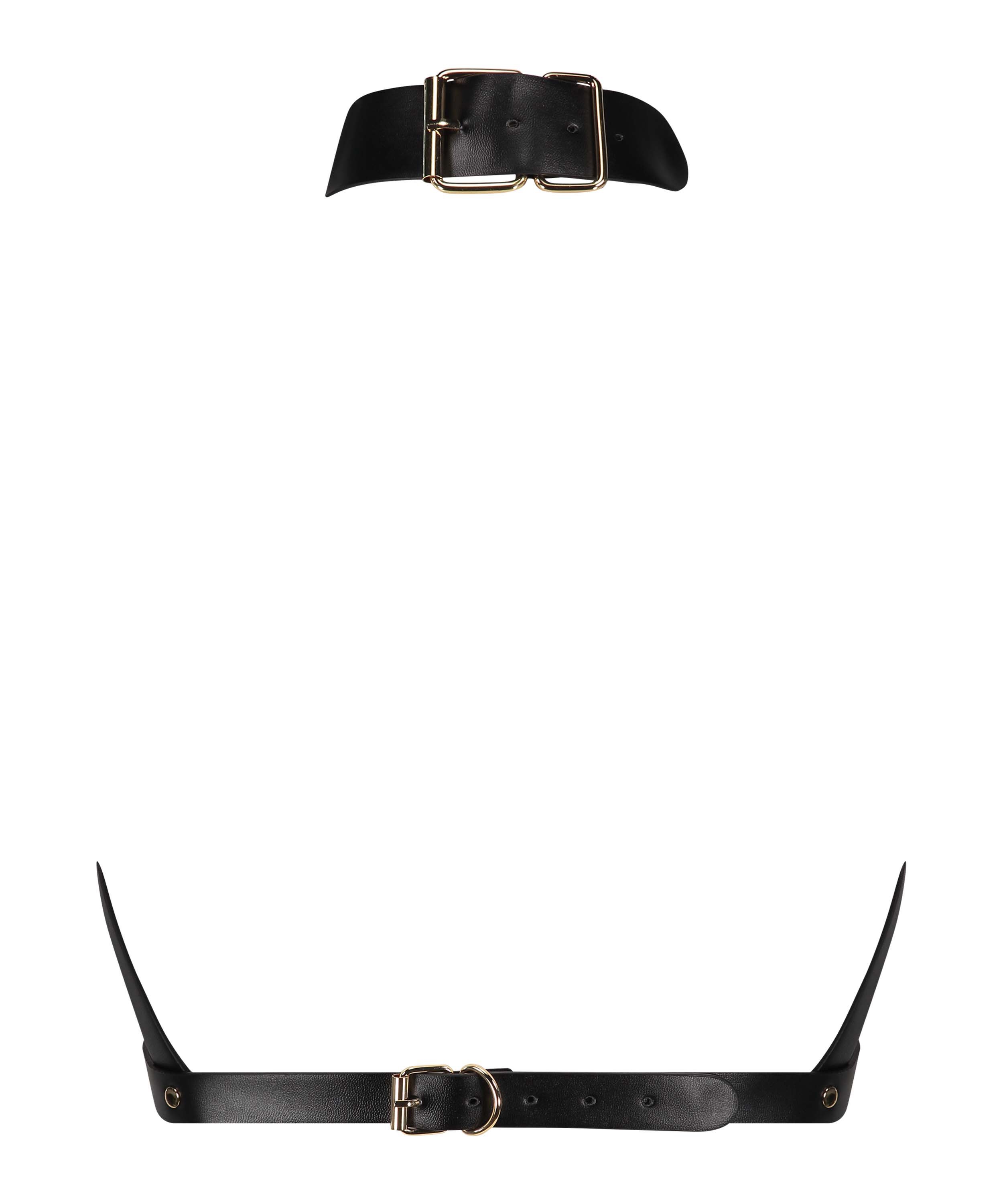 Private Harness Set, Black, main