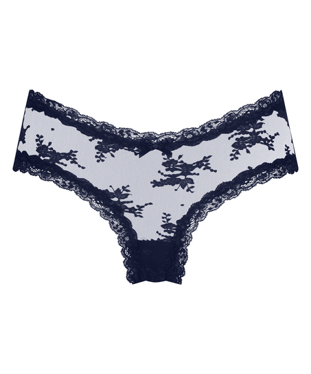 V-shape Mesh Brazilian, Blue