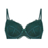 Emily Padded Underwired Bra, Green
