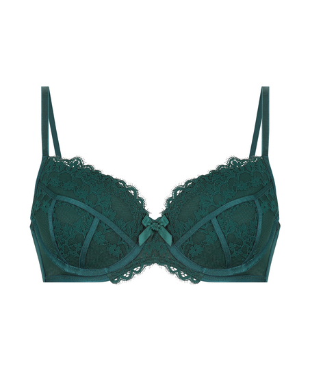 Emily Padded Underwired Bra, Green