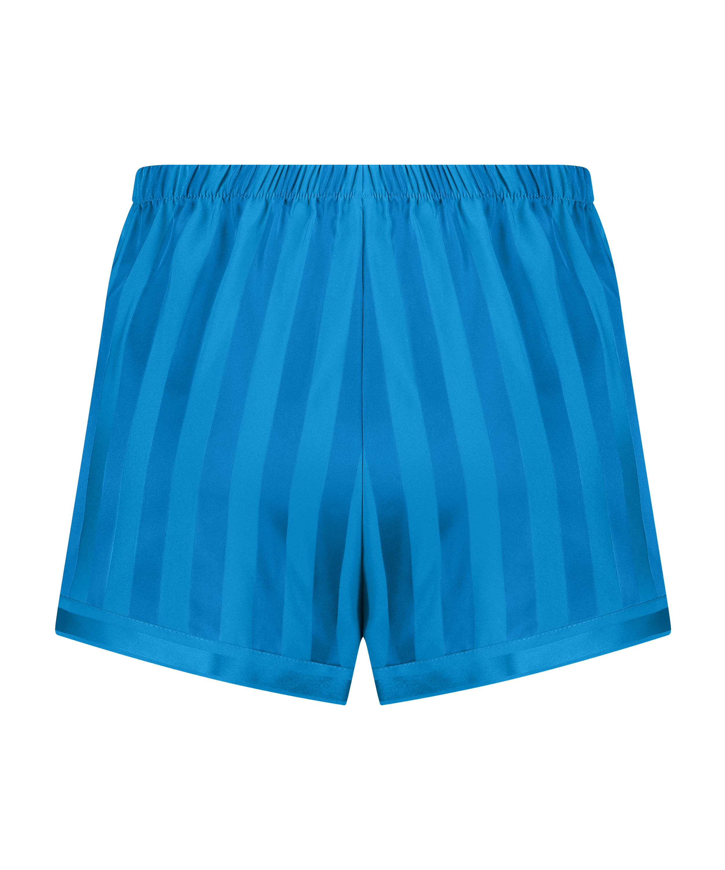 Satin pyjama shorts, Blue, main