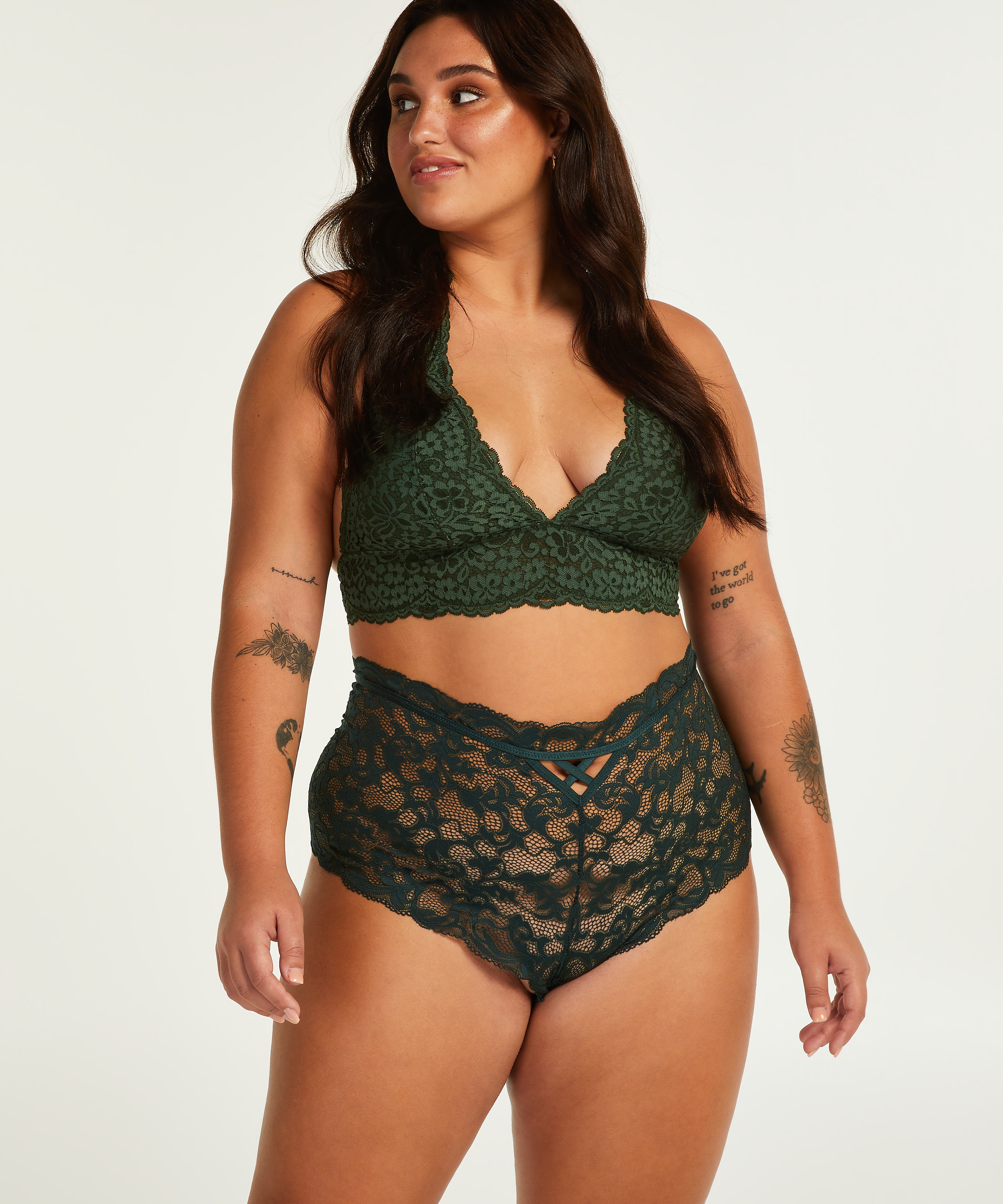 Astrid boxers Curvy, Green, main