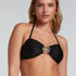 Yucatan Bandeau Bikini Top, Black