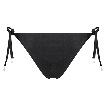 Cannes Brazilian bikini bottoms Vivian Hoorn, Black