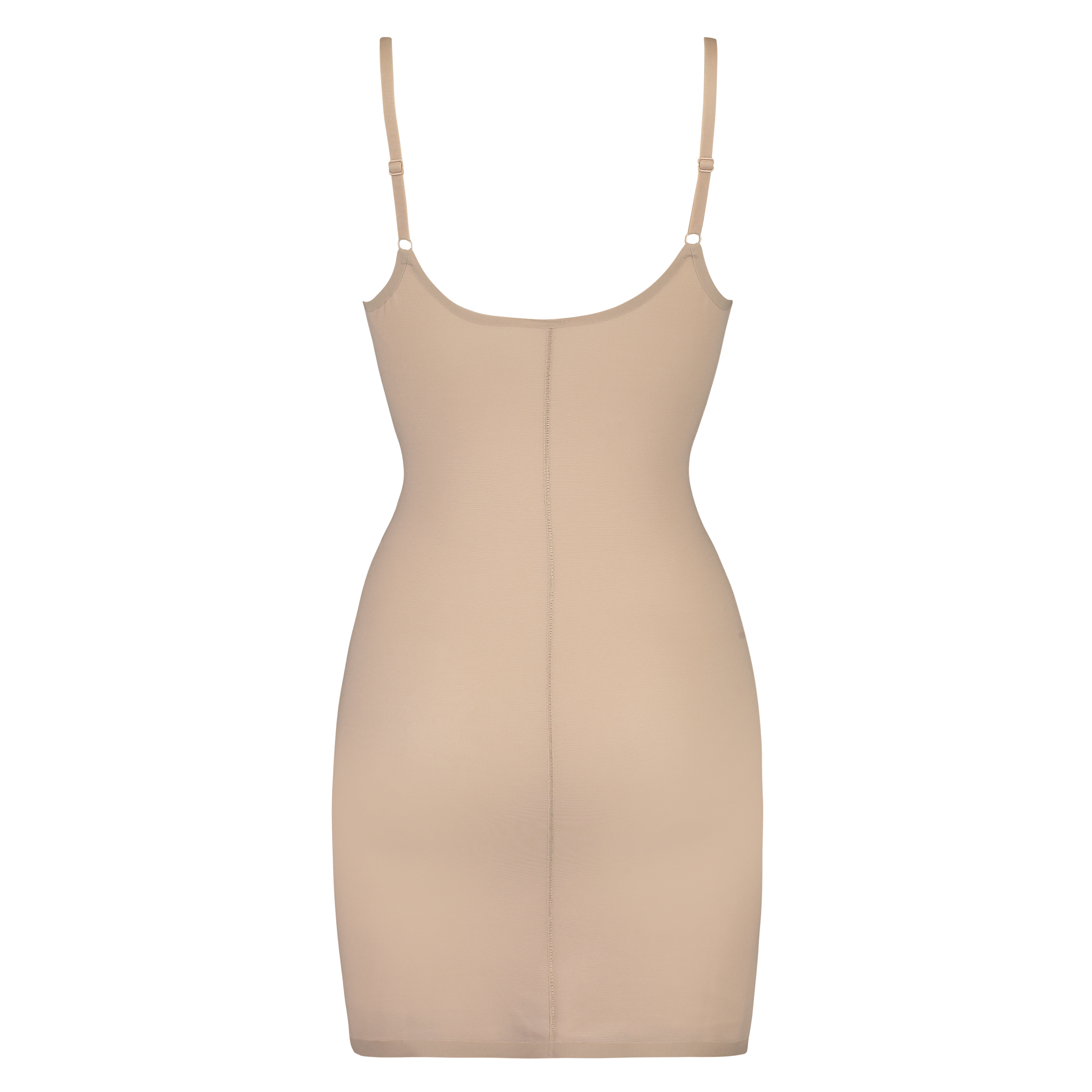 Sculpting scallop dress - Level 3, Beige, main
