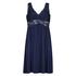 Nora Lace Slip Dress, Blue
