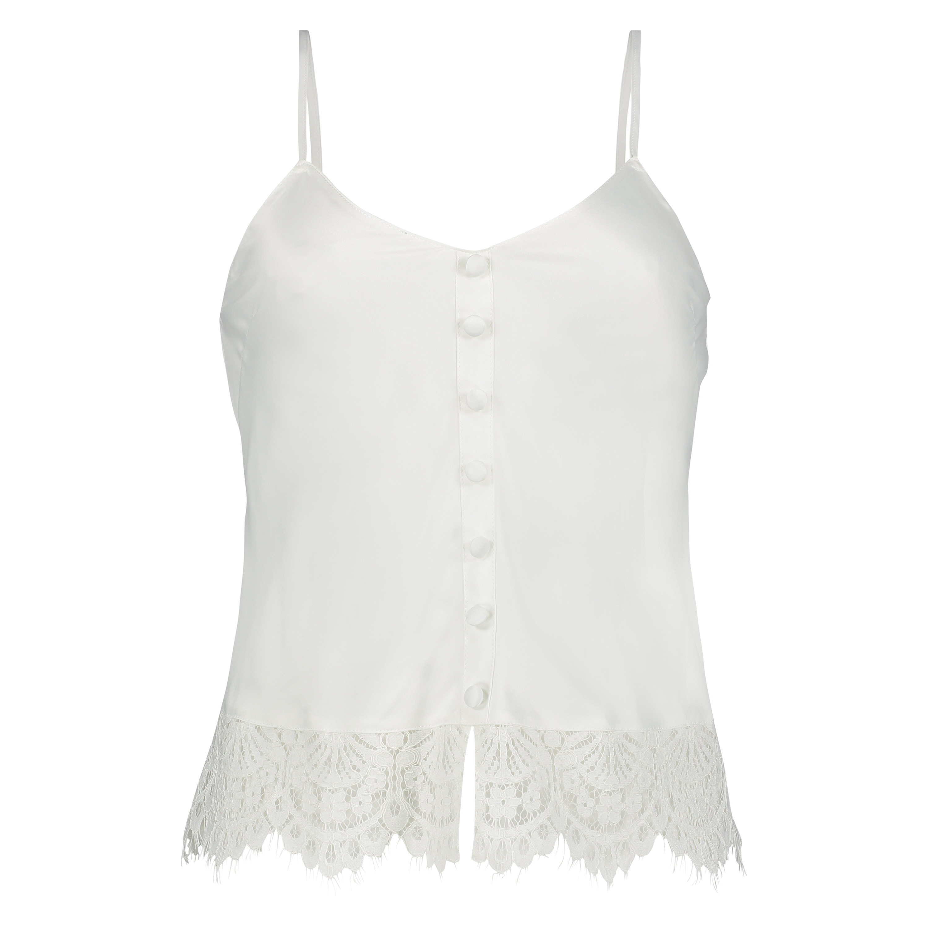 Bridal Satin Cami Top, White, main