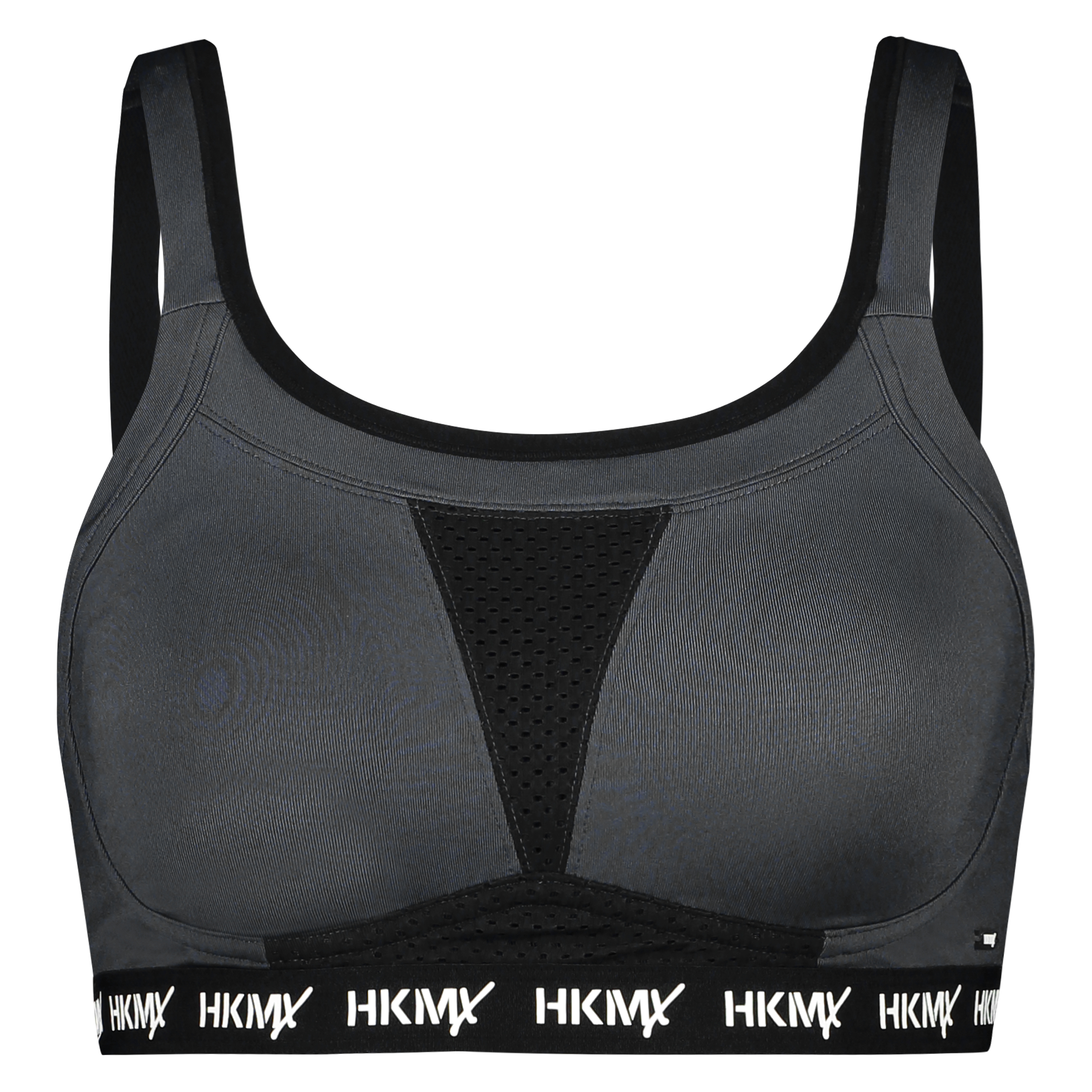 HKMX Sports bra The Elite Level 3, Grey, main