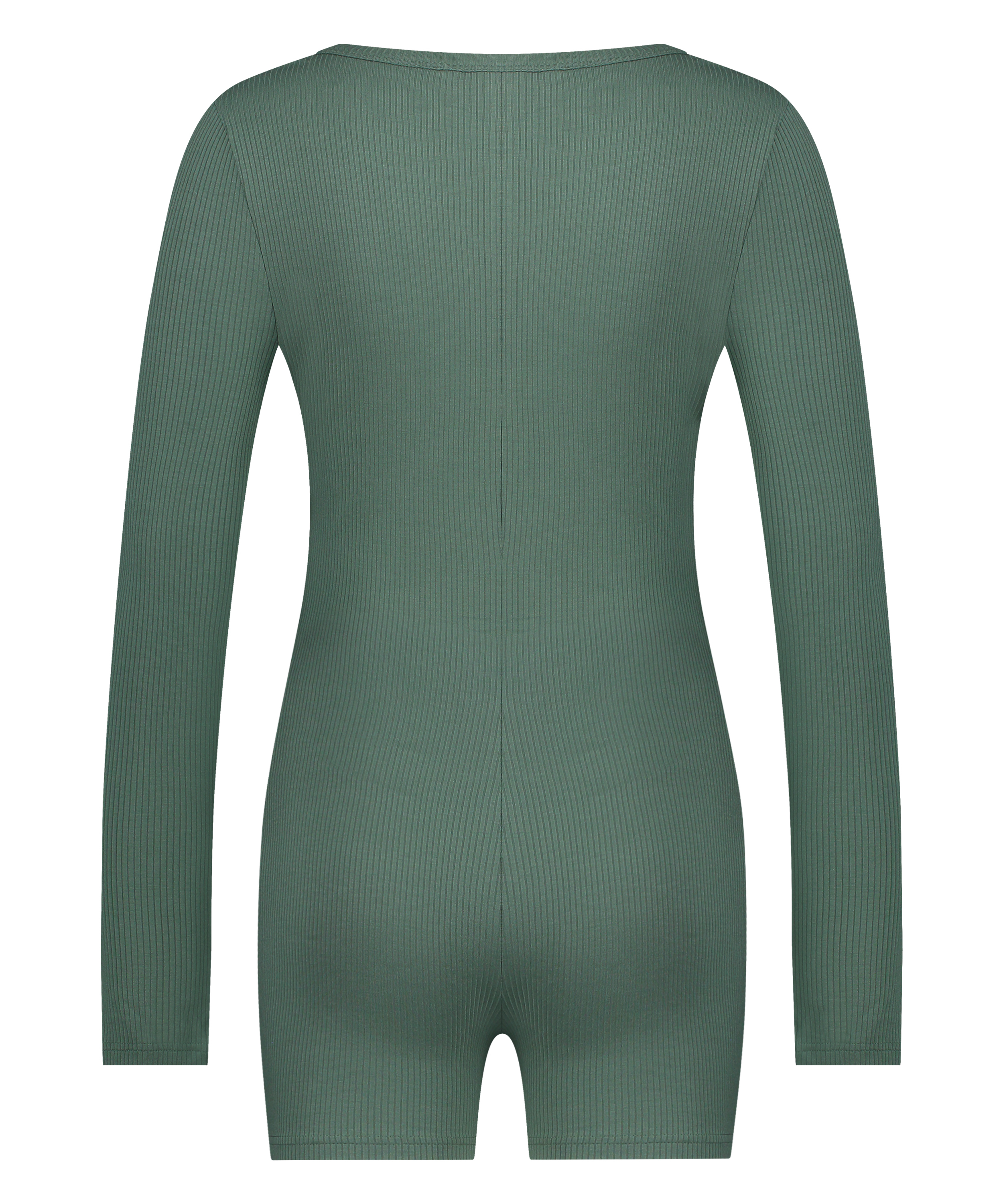 Brushed Short Onesie, Green, main