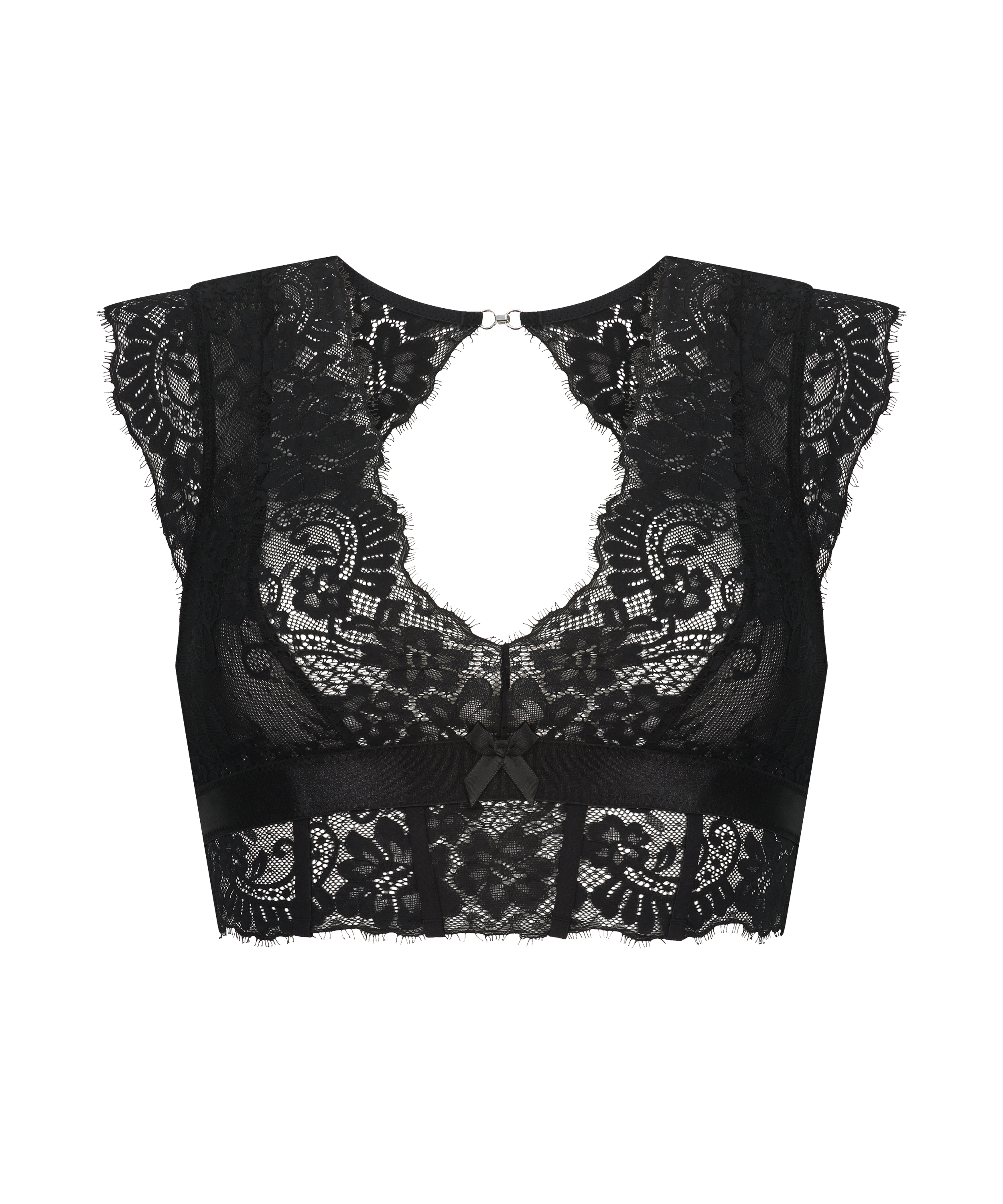 Catrin Bralette, Black, main