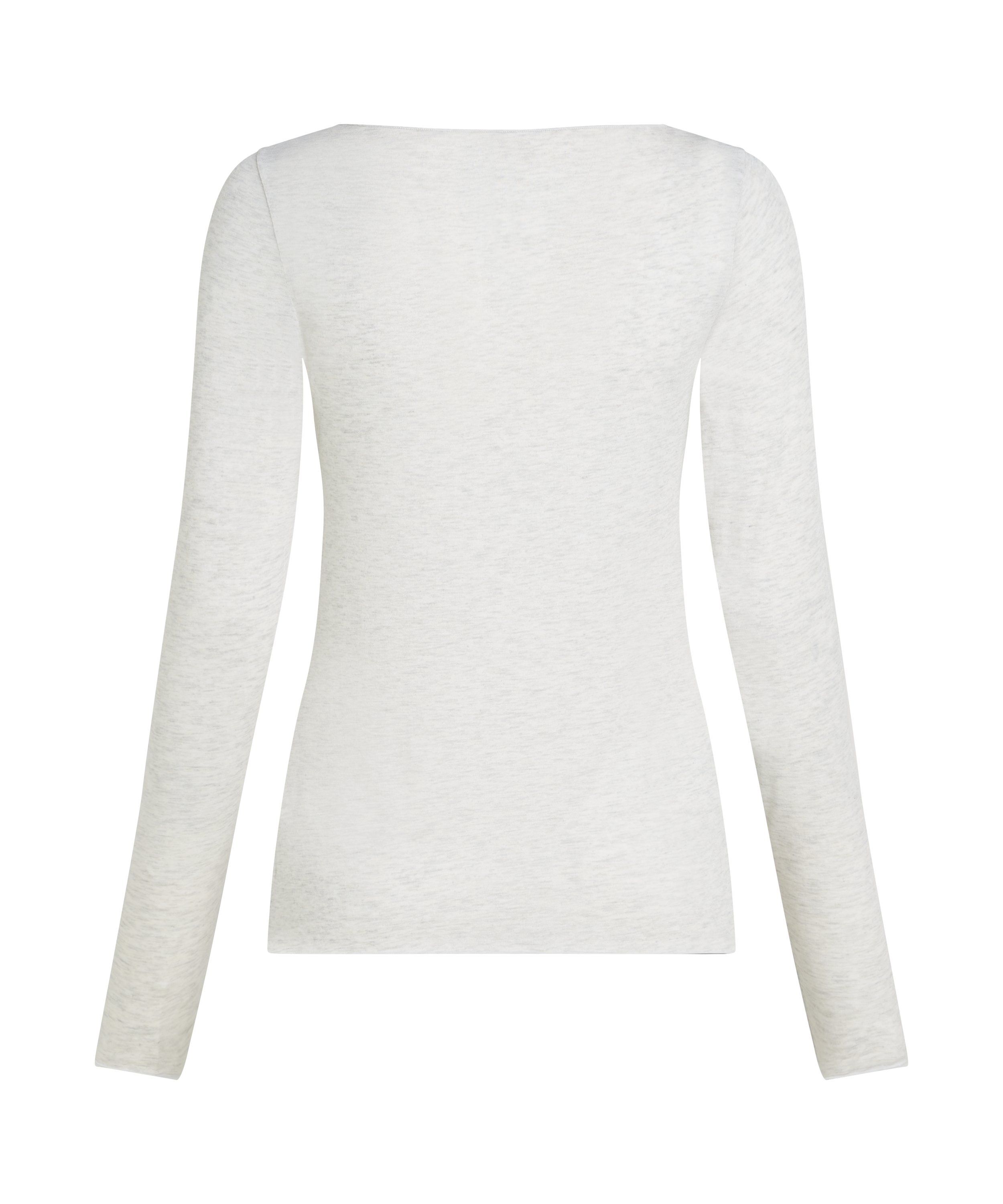 super soft Boatneck shirt with Cashmere, Grey, main