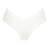 V-shape Mesh Brazilian, White