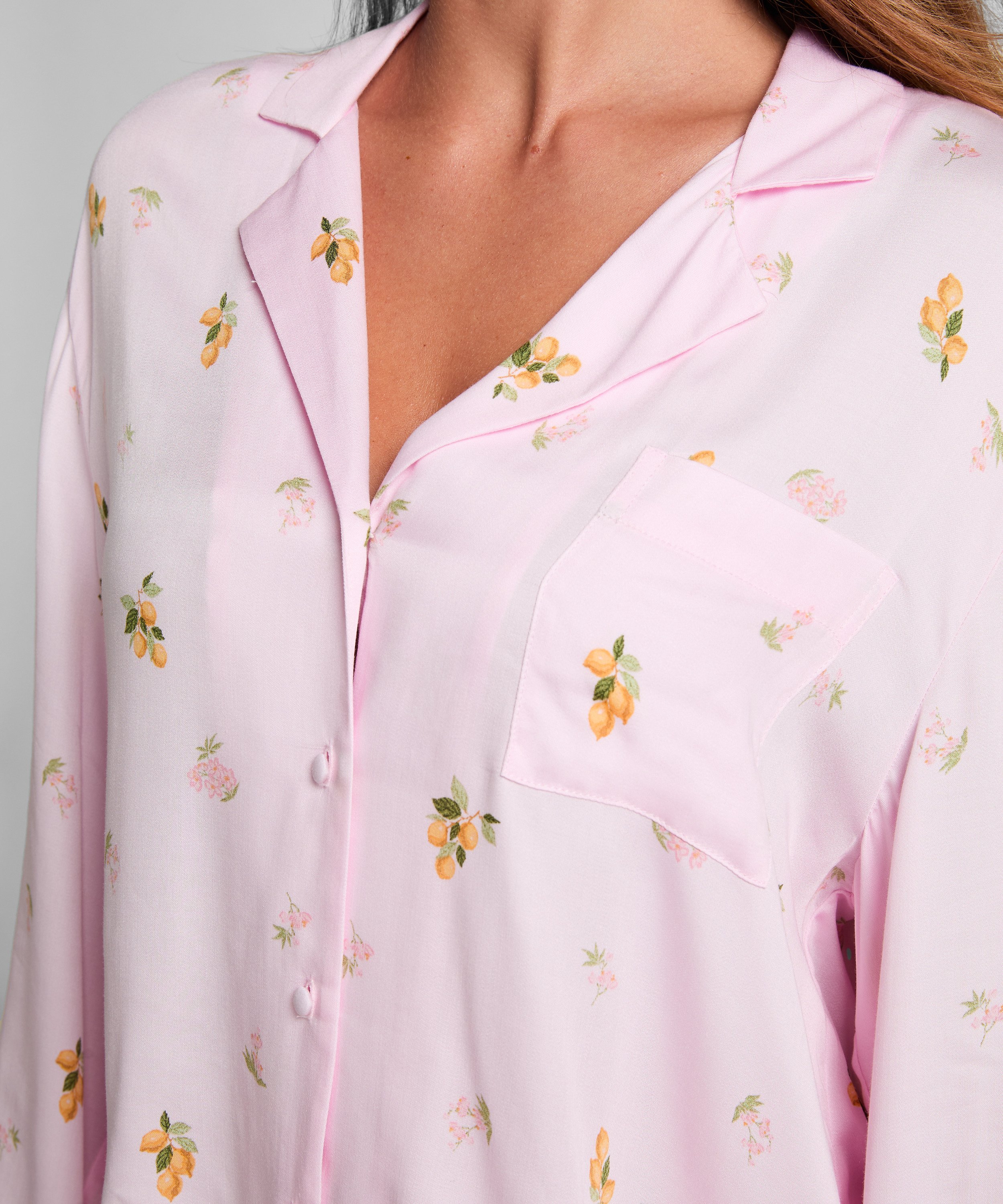 Pyjama Top, Pink, main