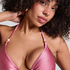 Kallua Triangle Bikini Top, Pink