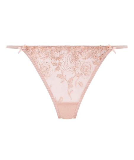 Hollie Highleg Thong, Pink