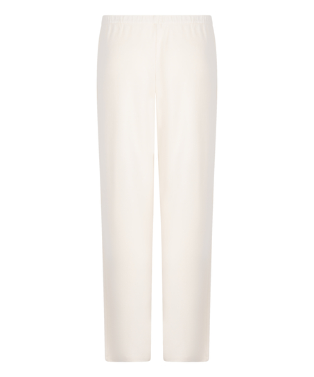 Brushed Jersey Trousers, White