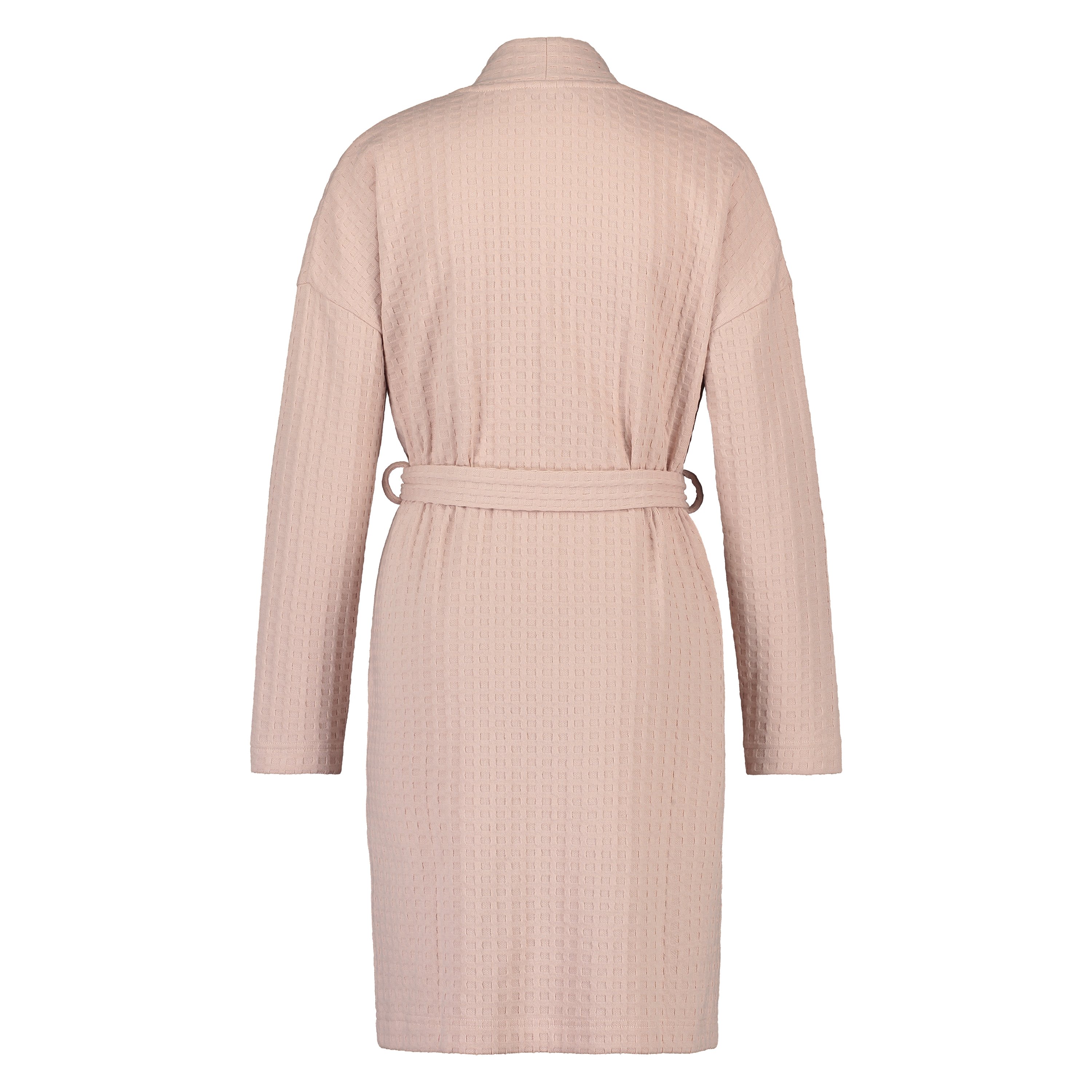 Waffle Bathrobe, Pink, main