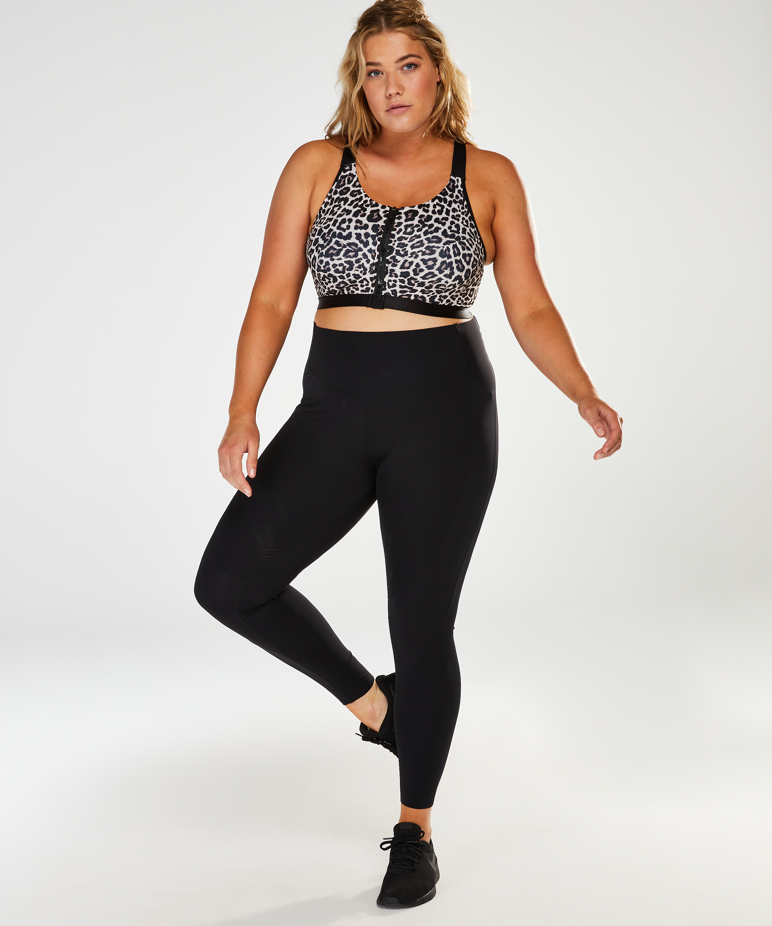 HKMX Sports bra The Pro Level 3, Grey, main