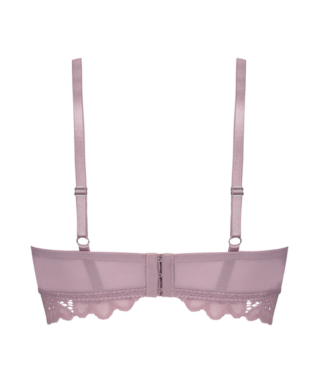 Shiloh Padded Non-wired Longline Bra, Purple