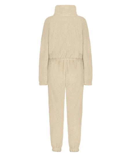 Fleece Onesie, Beige