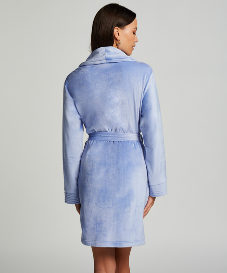 Velours Bathrobe, Blue
